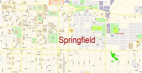 printable map of springfield il.